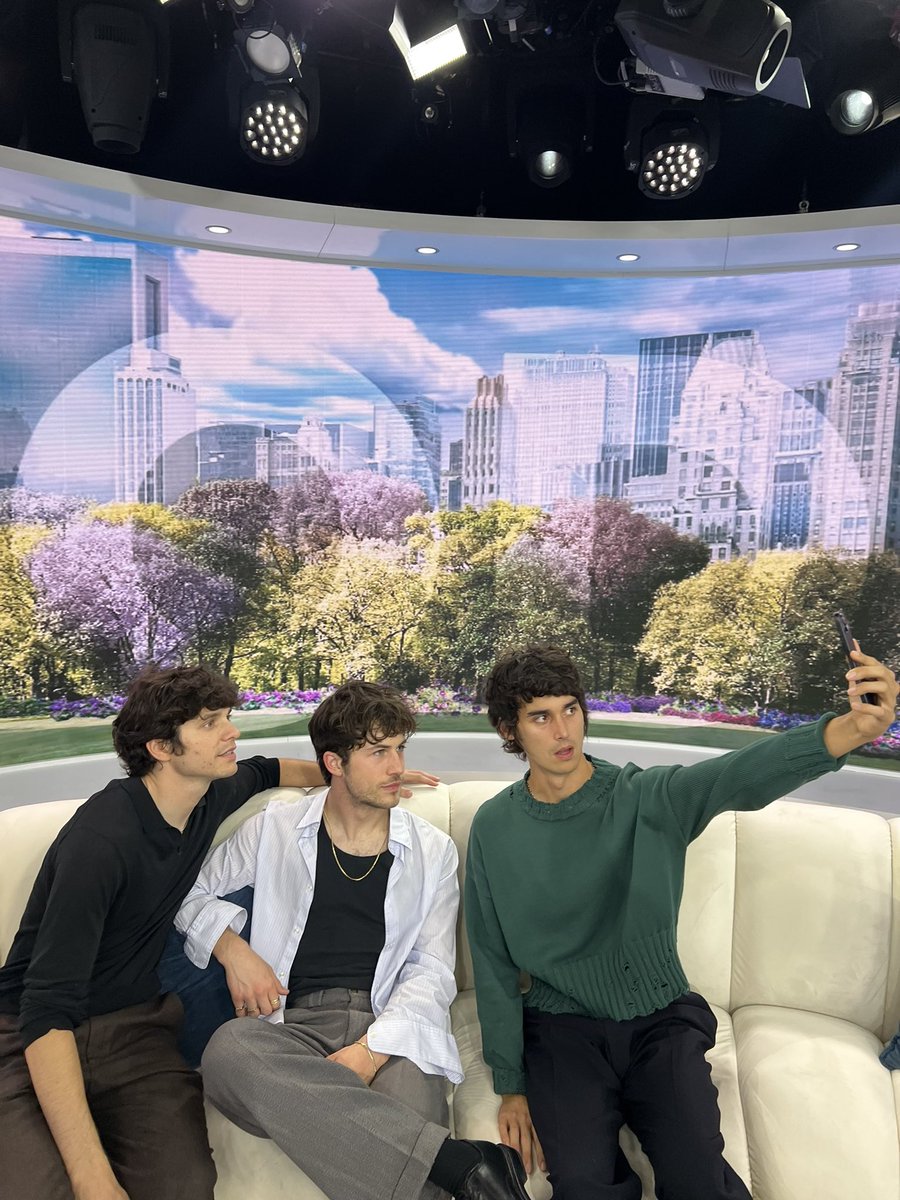 stay tuned on our today socials for more cute vids of dylan, braeden & cole <3 @wallowsmusic #citiconcertseries