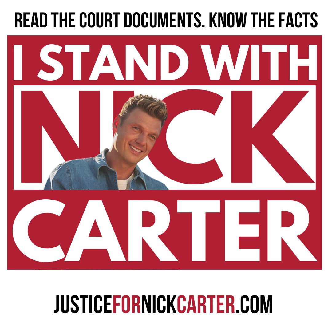 BSBFangirls's tweet photo. We're standing strong because all that you have done. 

We stand with #NickCarter.  Do you?

Know the facts. Read the evidence. Know the truth. 

https://t.co/wkrKxTtyb2

#IStandwithNickCarter #WeGotYouNickCarter #FallenIdols https://t.co/utPE3eZAnG