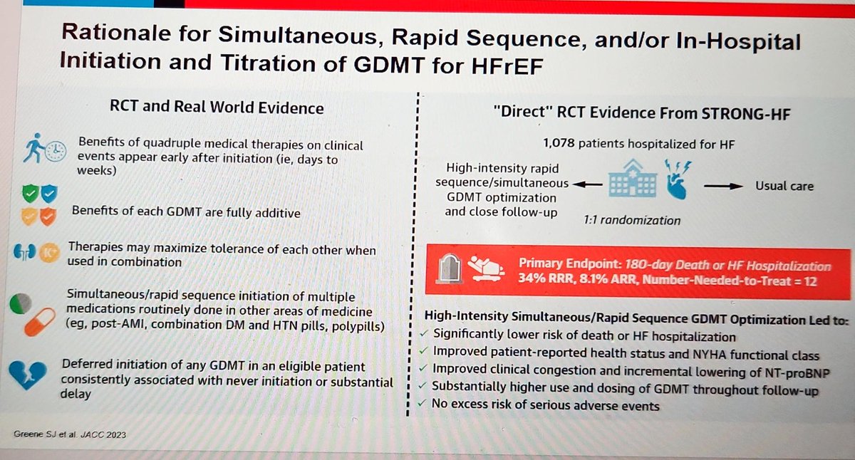 @SJGreene_md speaks at #HFUpdate on implementation of #GDMTworks across the continuum of ejection fraction. @CanHFSociety @HeartLifeCanada @mvaduganathan @dranulala @DrMarthaGulati @noshreza @heartofthemater @YasMoayedi @MyNameIsMena