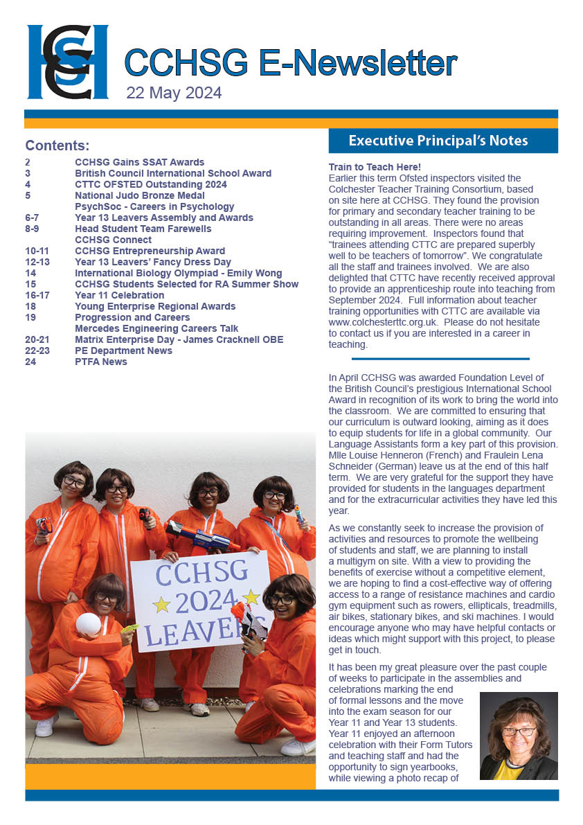 CCHSG_'s tweet photo. Don't forget to take a look at the latest CCHSG e-newsletter, featuring all the events of this half term.
https://t.co/oy60adx4cH https://t.co/bi3LEZBUz4