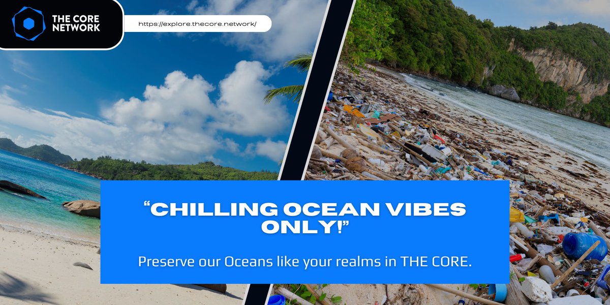 'Chilling Ocean Vibes Only!' 🏖️

Help keep the beaches clean and serene. 😎 

#WorldOceansDay #MarineLife #THECORE #EXPLORETHECORE $IFL