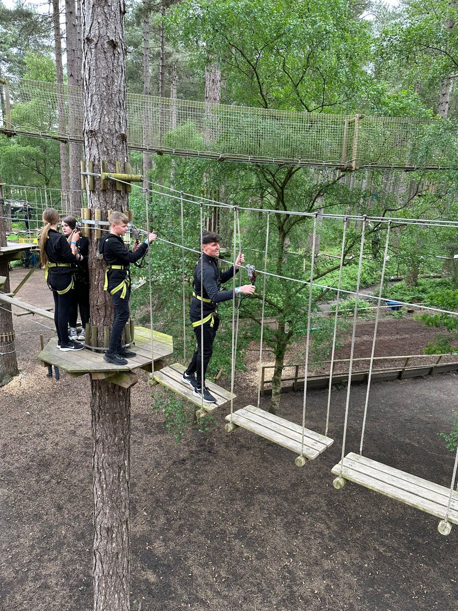 WingfieldAcadPE's tweet image. Day 2 at GoApe with our Y9 students and we’ve had another brilliant day. What a way to end the half term, have a great break everyone!