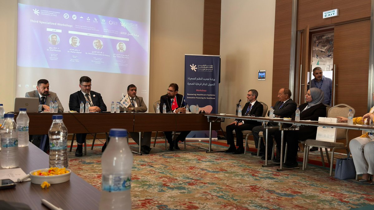 يشكل القطاع الصحي أحد أكثر القطاعات سريعة التأثر بتراجع التمويل، ناقشت الورشة الرابعة ضمن جدول قائمة ورش مؤتمر التمكين الاقتصادي والاستدامة في سوريا، التي عقدت اليوم الجمعة 24 أيار ثاني أيام المؤتمر، أهمية تجديد النظم الصحية: التمويل المبتكر للرعاية الصحي.
#التمكين_الاقتصادي
