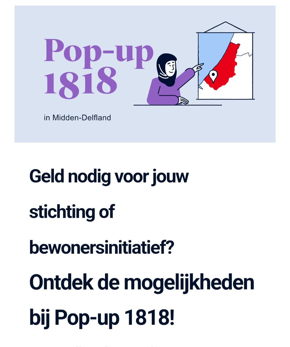 Kom jij ook maandag 10 juni naar #dedorpshoeve in #Schipluiden? Wij organiseren samen met <a href="/Fonds1818/">Fonds 1818</a> een Pop-up 1818 voor vrijwilligersorganisaties in #MiddenDelfland. Welkom!
fonds1818.nl/activiteiten/p…