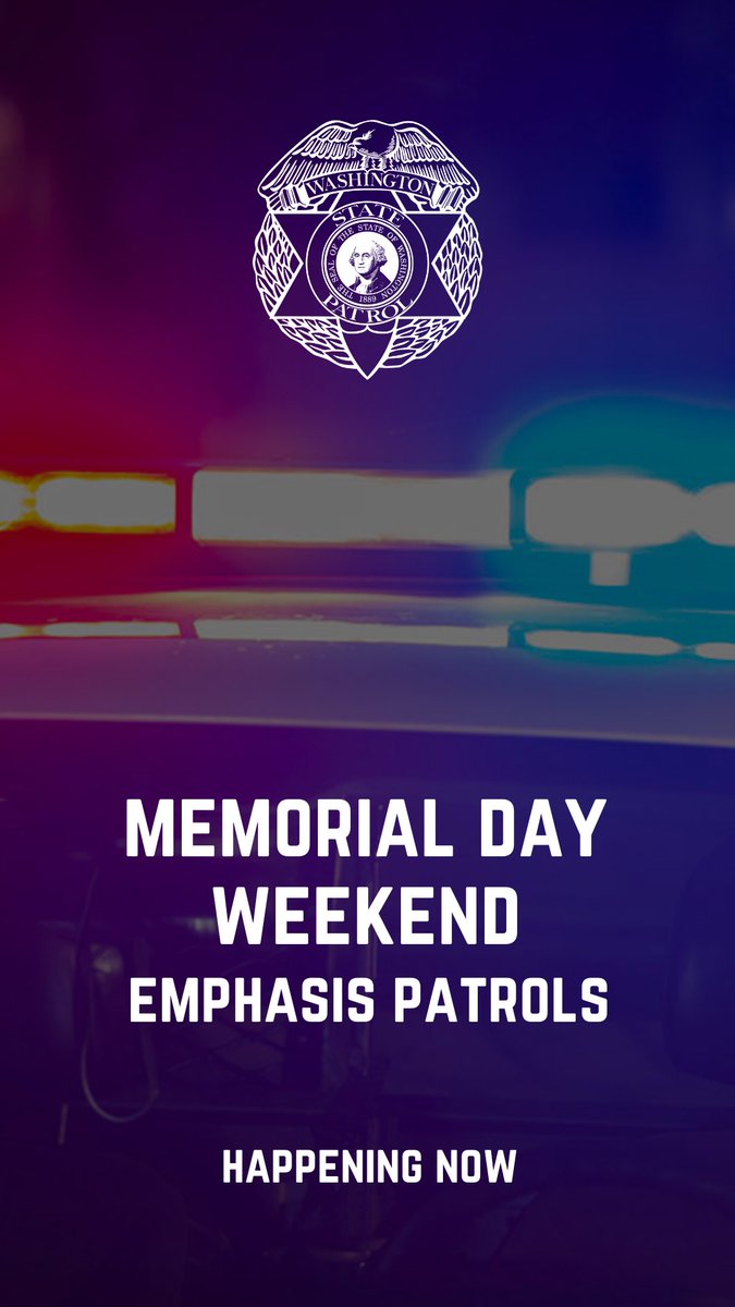 Memorial Weekend HiVE Patrols begin today in Chelan. Focus is taking impaired drivers off the roadway!