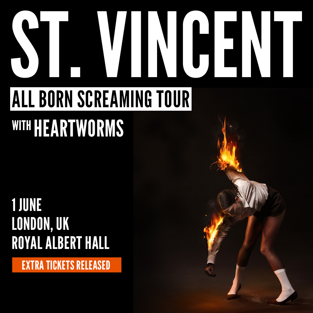 EXTRA TICKETS RELEASED >> Catch @st_vincent at London’s @RoyalAlbertHall in support of her new album ‘All Born Screaming’ ⭐️ Secure yours 👉 metropolism.uk/cLWt50R2jos