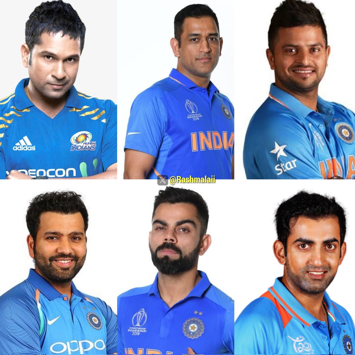 Rashmalaii's tweet photo. Rank them as a cricketer https://t.co/8ab28tJXrR