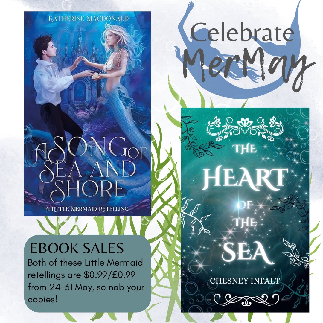 Myself and the wonderful @ChesneyInfalt are teaming up for #MerMay with both of our beautiful books on sale! Head to the links below to find out more. 🥰