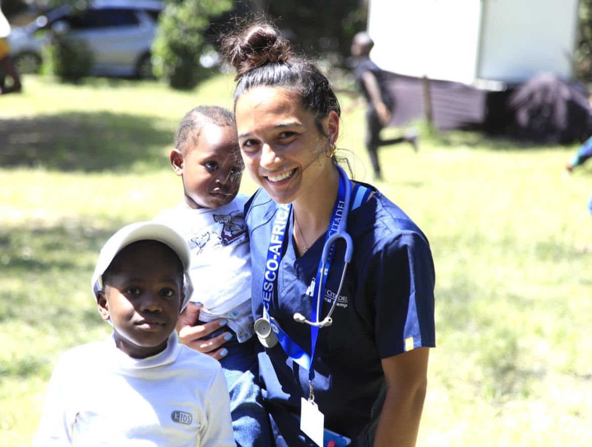 CitadelWSoccer's tweet photo. Extremely proud of these four members of our program for the work they are doing in Kenya as part of The Citadel Medical Camp!

Full Story Here: https://t.co/1afsdKoEwy https://t.co/MK70kSkYKm