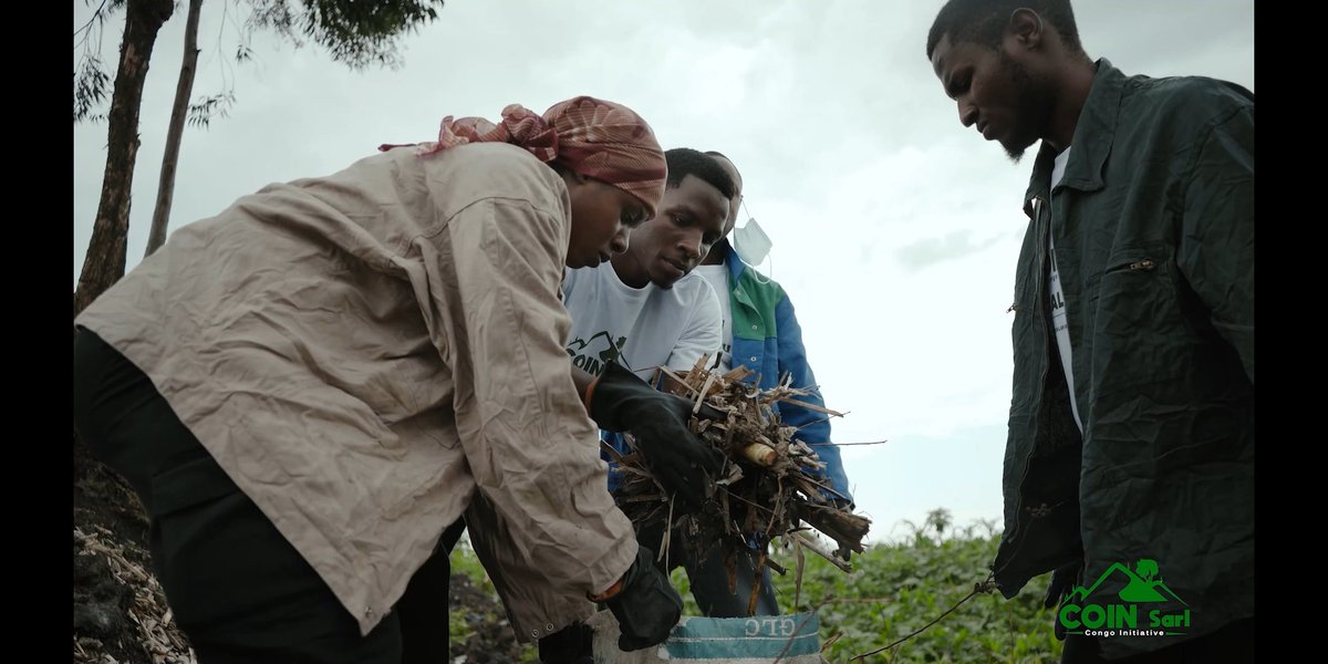 A Goma, à l'est de la RDC, depuis 2020 notre sté COIN SARL transforme les déchets bio dégradables en charbon vert (briquettes écologiques), contribuant ainsi à la lutte contre la déforestation ds le Parc National de Virunga, ds un contexte d'économie circulaire. <a href="/Presidence_RDC/">Présidence RDC 🇨🇩</a>