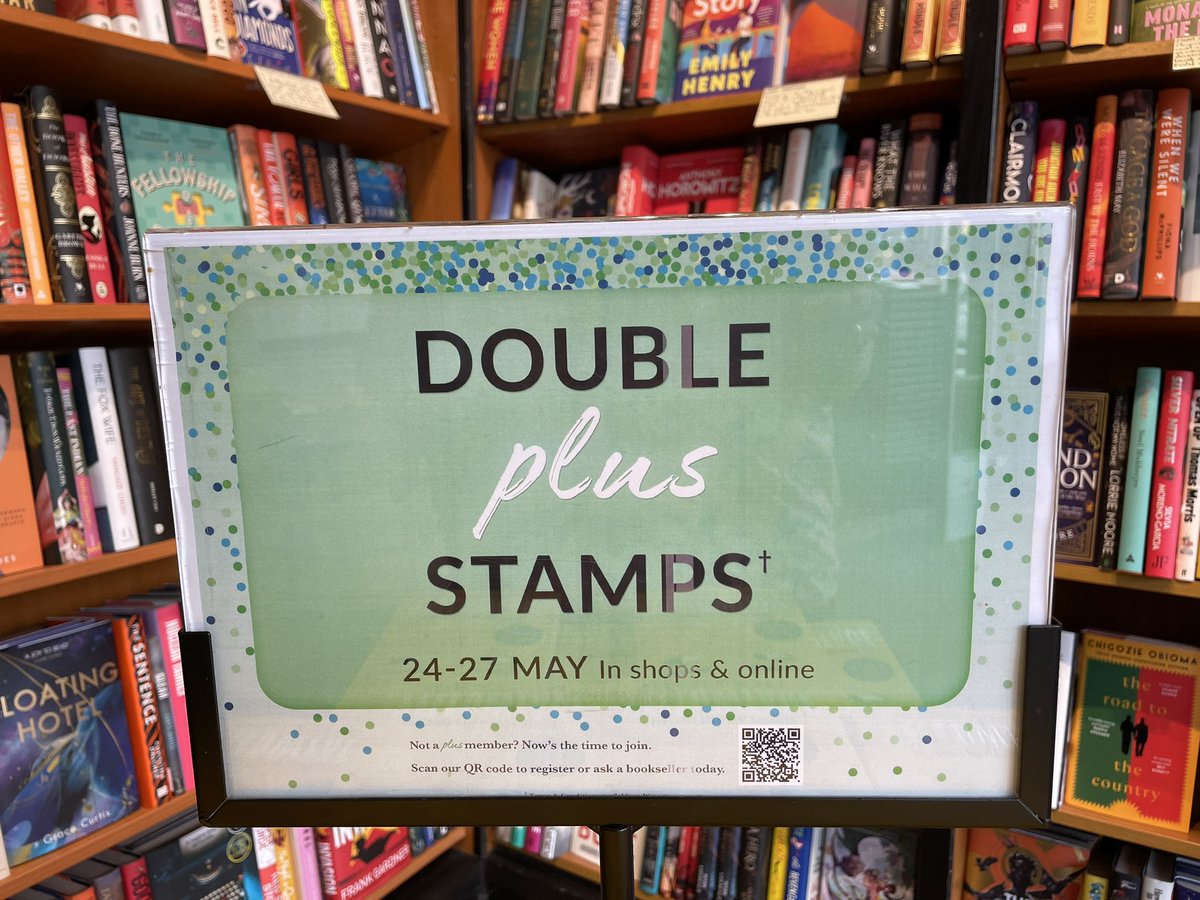 Bank Holiday weekend &amp; we all know what that means!
Download the app before you come in:

waterstones.com/plus