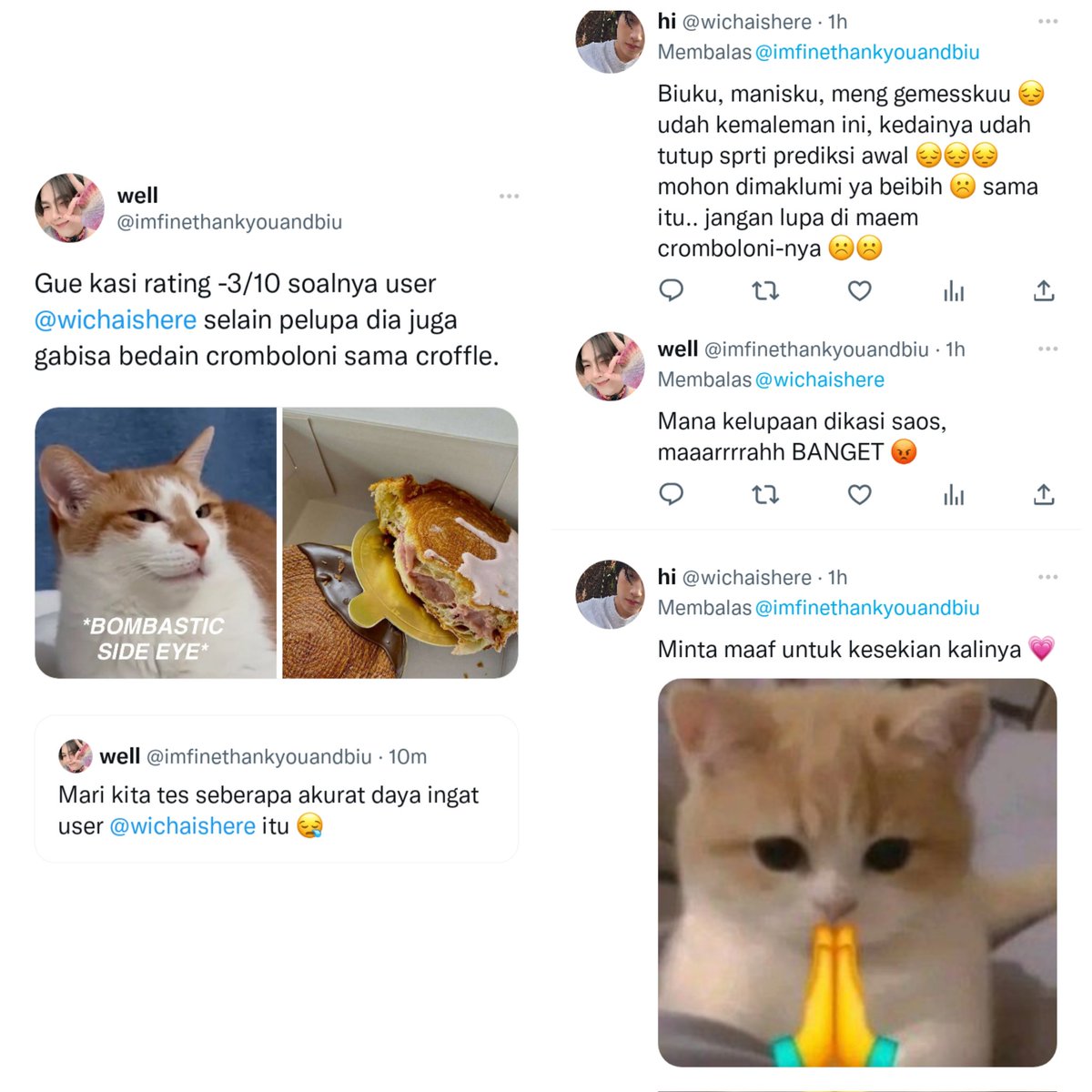 BibleBuild one tweet bmAU!

———

User @.wichaishere dan permasalahan short memory-nya.