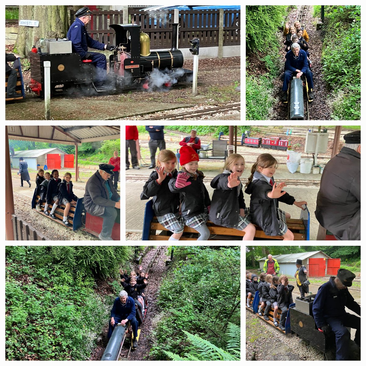 StPeterStPaul_'s tweet photo. What a treat to end this half-term.  All the children (and staff!) have enjoyed a trip to the Miniature Railway.  Thank you for having us; we have all had a lovely time.

#happyhalfterm #teamSPSP #thankful https://t.co/qgMBQRmYXj