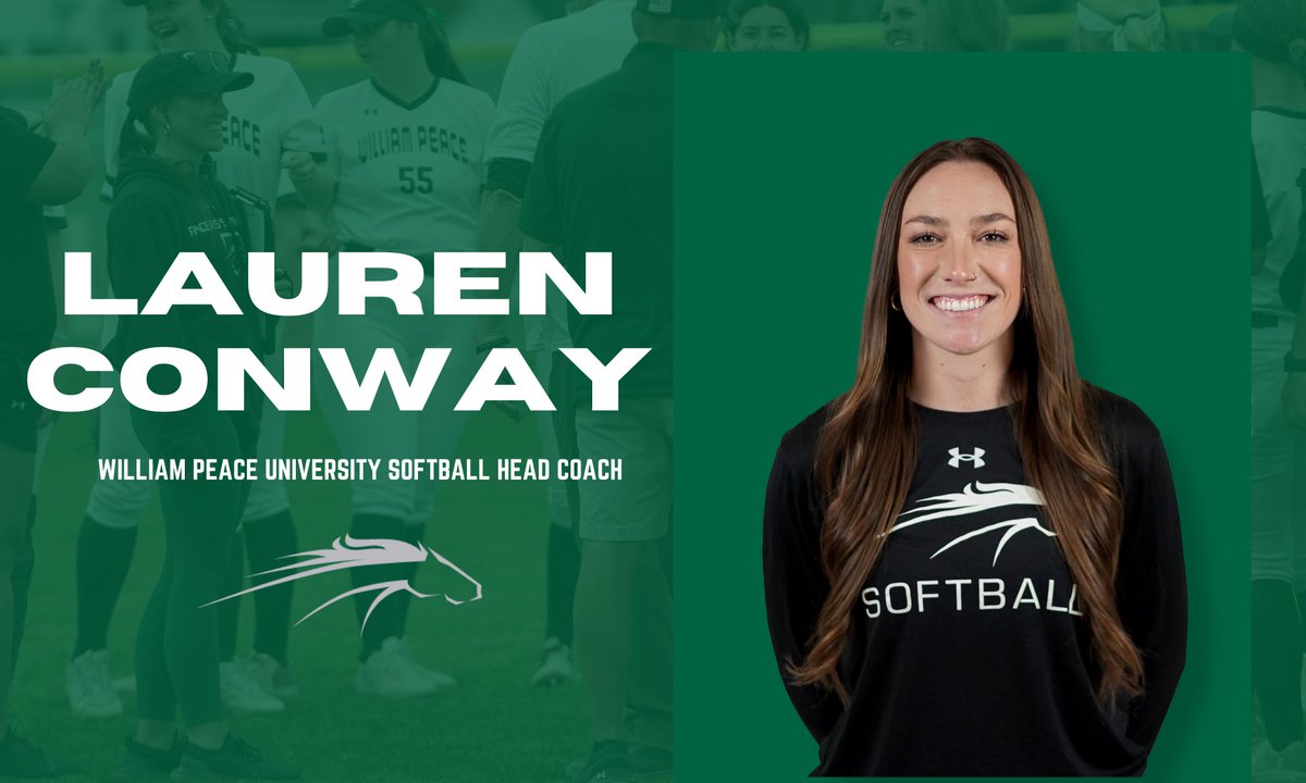 Congrats to Lauren Conway on being named the new @GoPeaceSoftball Head Coach! @ChrisClark_ @WNCN @ToddGibsonWNCN @JordanCrammer @KacyHintz @WRALSportsFan @WPeaceU @usa_south #gopeacepacers STORY: gopeacepacers.com/news/2024/5/24…