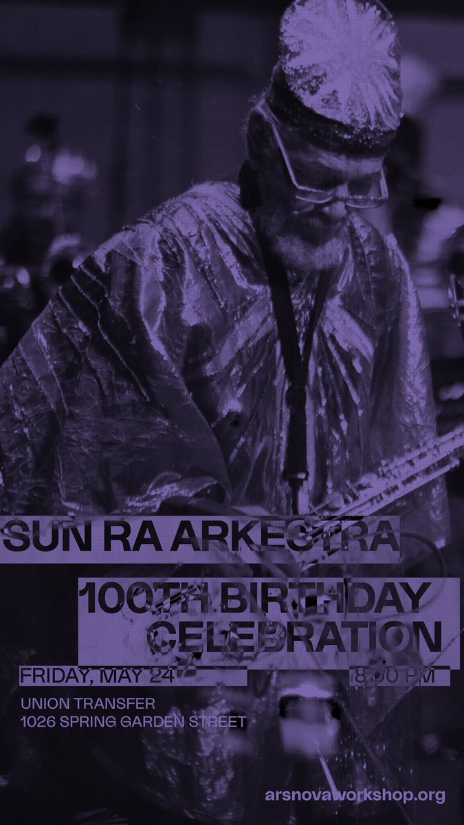 Sun Ra Arkestra under the direction of Marshall Allen - @UnionTransfer Philadelphia, PA - Fri, May 24, 2024 | Doors 07:00 PM, Show: 08:00 PM - Marshall Allen 100th Birthday Celebrations.