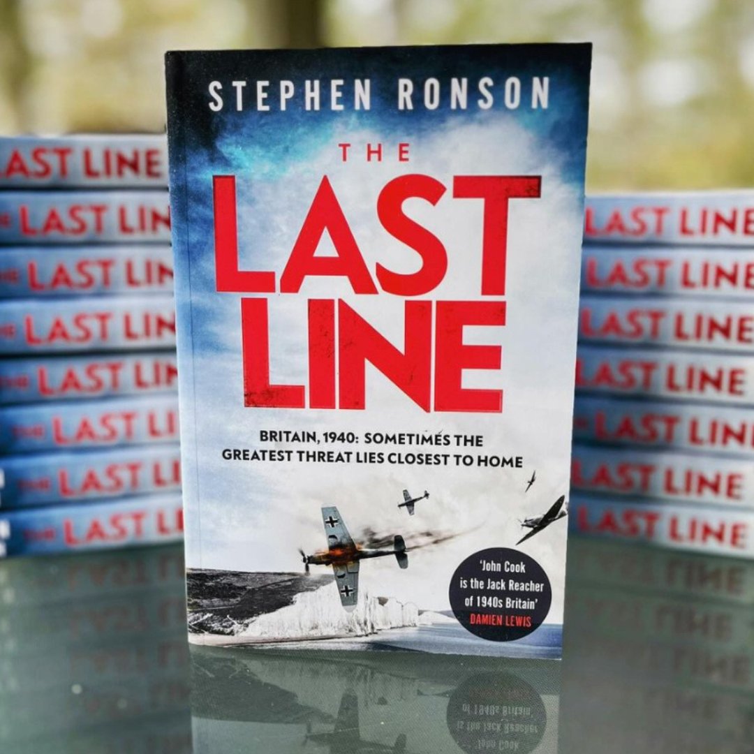Stephen_Ronson's tweet photo. BOOK #GIVEAWAY! I've got five copies of my new book, out this week in paperback! Retweet this post and comment to be in with a chance to win. UK or US. I'll select the winners on Saturday June 1st.
#TheLastLine is a thriller set in the early days of WW2. Part Jack Reacher, part Foyle's War. Perfect for Father's Day!
#ww2 #bookgiveaway #reacher #booktwitter