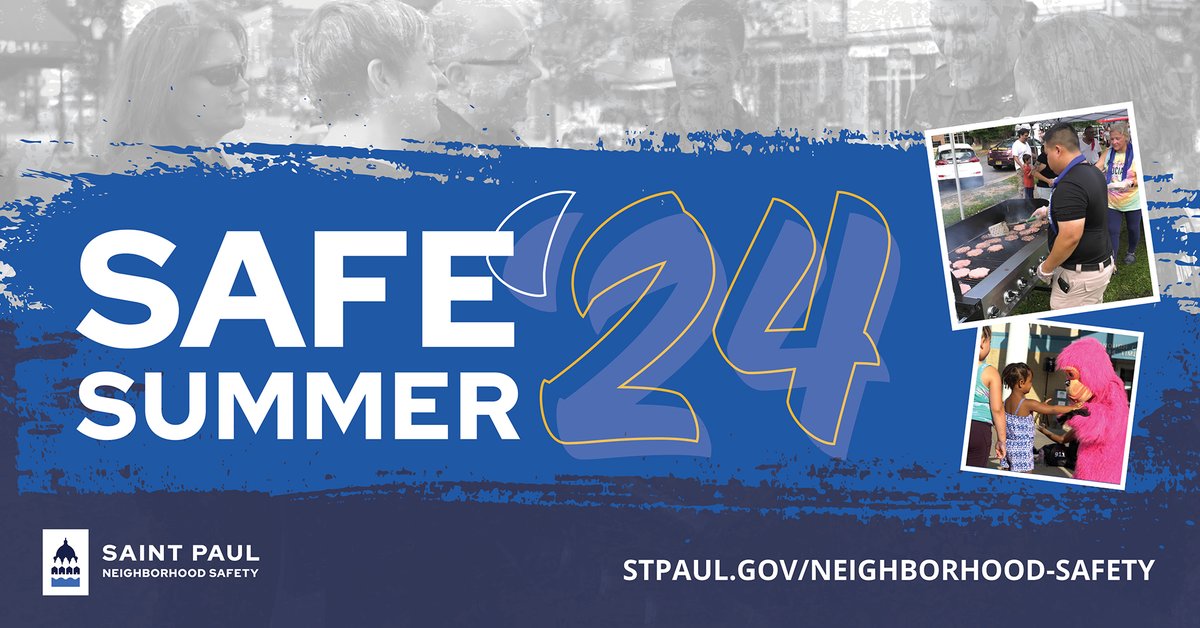 Today! Join us virtually at 11 a.m. to kick off Safe Summer '24. Learn about the City's Safe Summer strategy and how you can get involved, presented by @StPaulONS. Watch the livestream: facebook.com/events/1887393… Learn more: stpaul.gov/neighborhood-s…