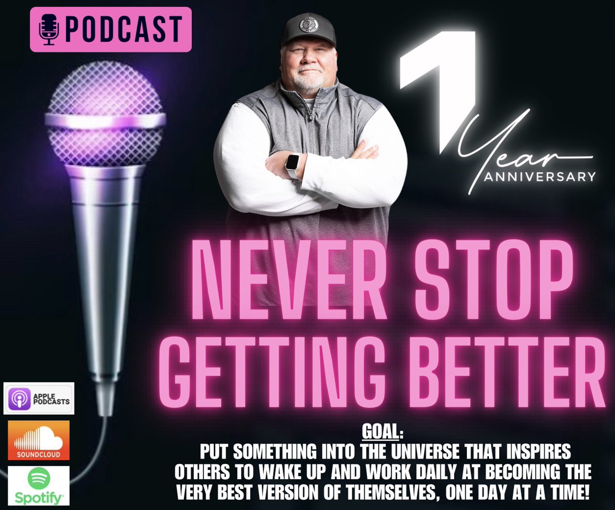 Hosting the Never Stop Getting Better podcast for the past year has been an incredible journey! 🎉 102 episodes, over 100,000 plays, and endless inspiration. We are beyond grateful for each and every listener who has joined us. Thank you for making this journey amazing! 🙏❤️