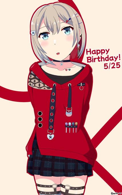 「red hoodie short hair」 illustration images(Latest)