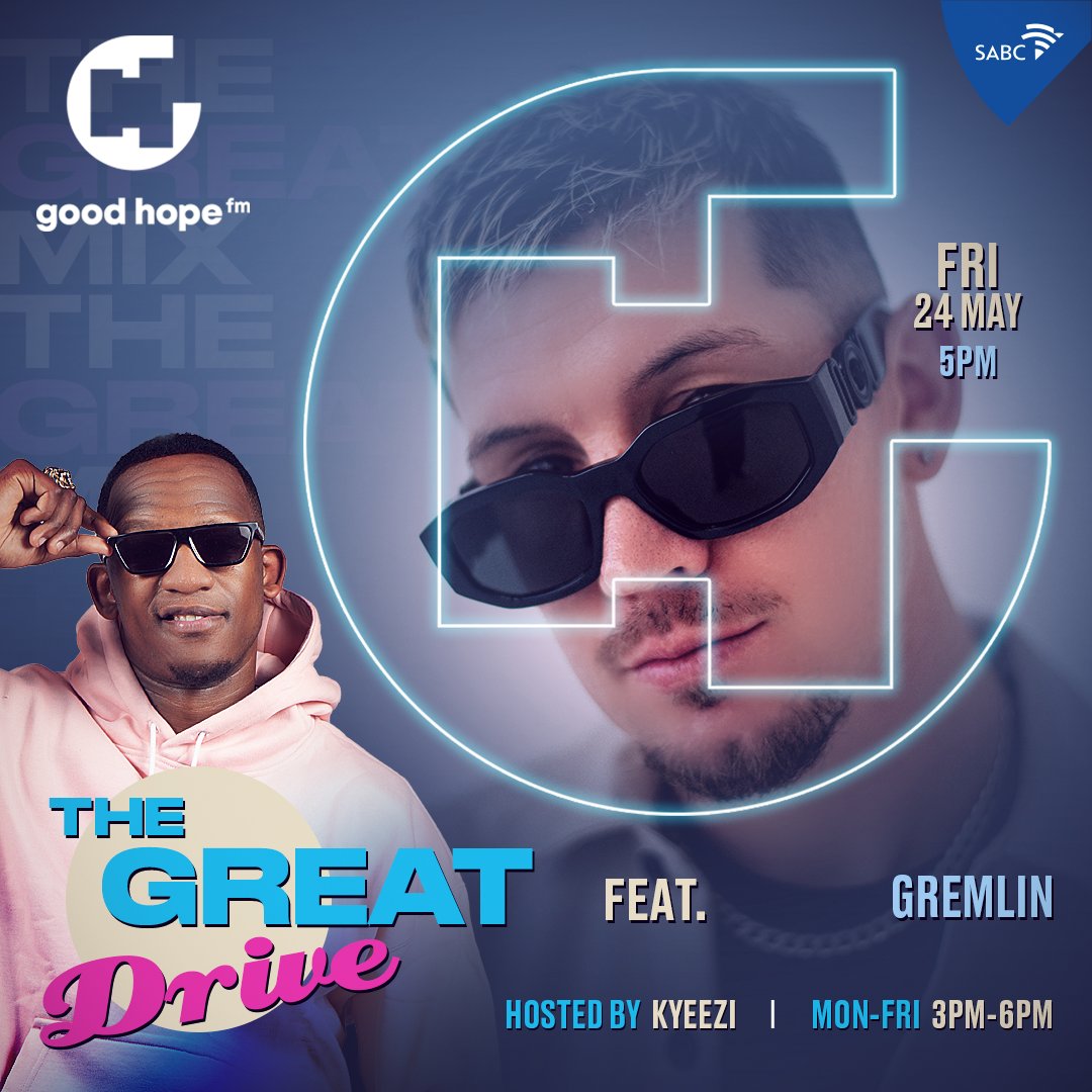 Coming up on #TheGreatMix 

@GREMLINmusic_ is on the decks to drop a 🔥 mix and ease you into the weekend 🎶🕺 

#capetownsoriginal❤️📻