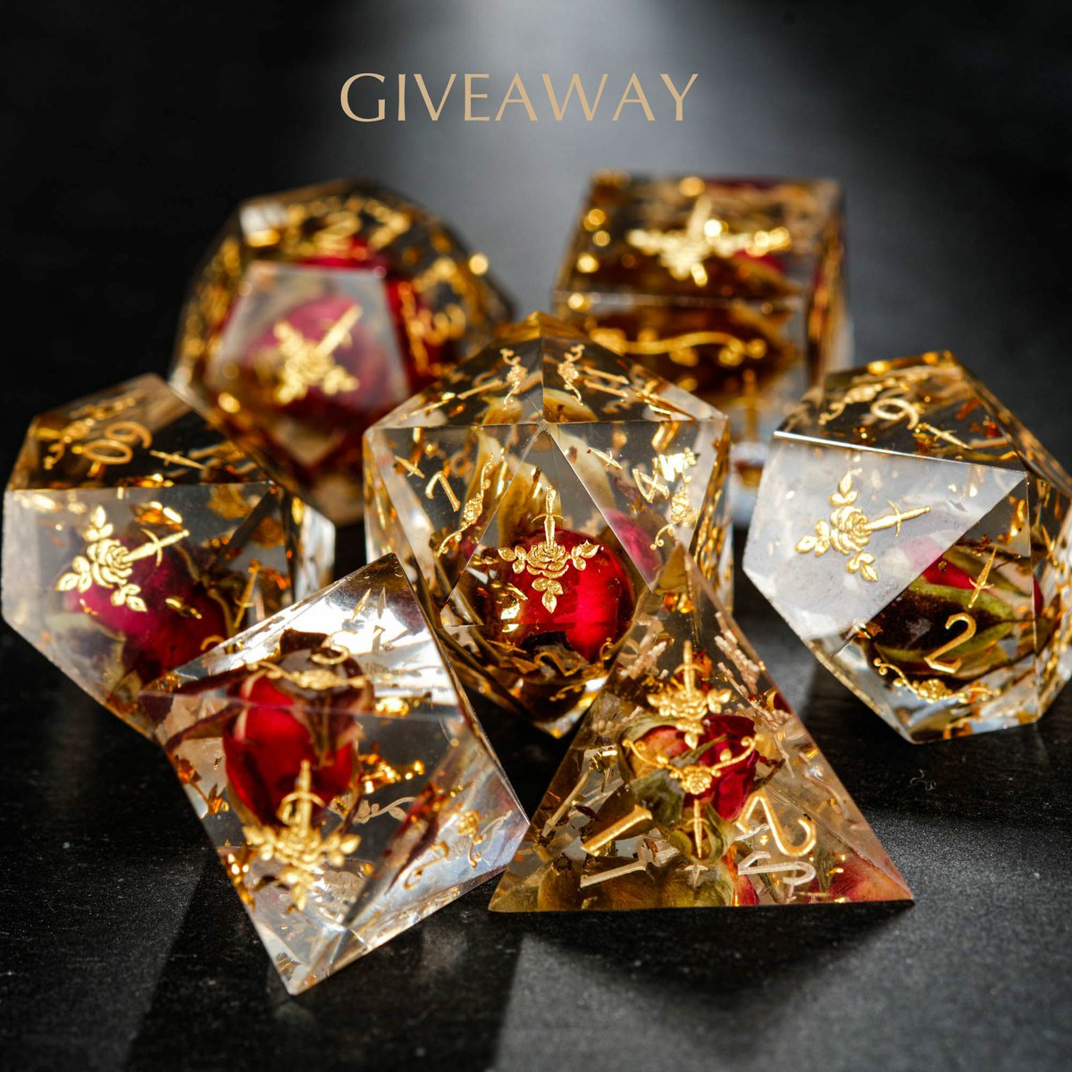 🌟GIVEAWAY🌟

We are going to give away a set of rose bud dice.🌹
Ends 5/30. Good luck guys!

To gain:
👉Follow me
❤️Like +🔁RT this post

#dnd #ttrpg