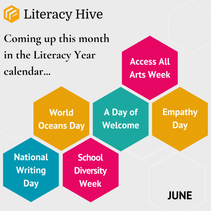 Creativity, inclusivity and the environment are key themes in the June calendar. See what's coming up and get ahead with your planning for next half term: 👉kntn.ly/24ea13b1 @JustLikeUsUK @NorwichSOS @FirstStory @alibrarylady @wodforschools @son1bun @TeachEnglishLit