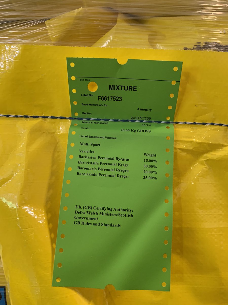 Lots of overseeding this week throughout the course using our new <a href="/VredoDodewaard/">Vredo Dodewaard B.V.</a> overseeder &amp; <a href="/BarenbrugUK/">Barenbrug UK</a> seed. Concentrating on winter traffic damage and general wear &amp; tear areas. Will be aiming to carry this work out again in mid and late summer also 👍🏻🌱