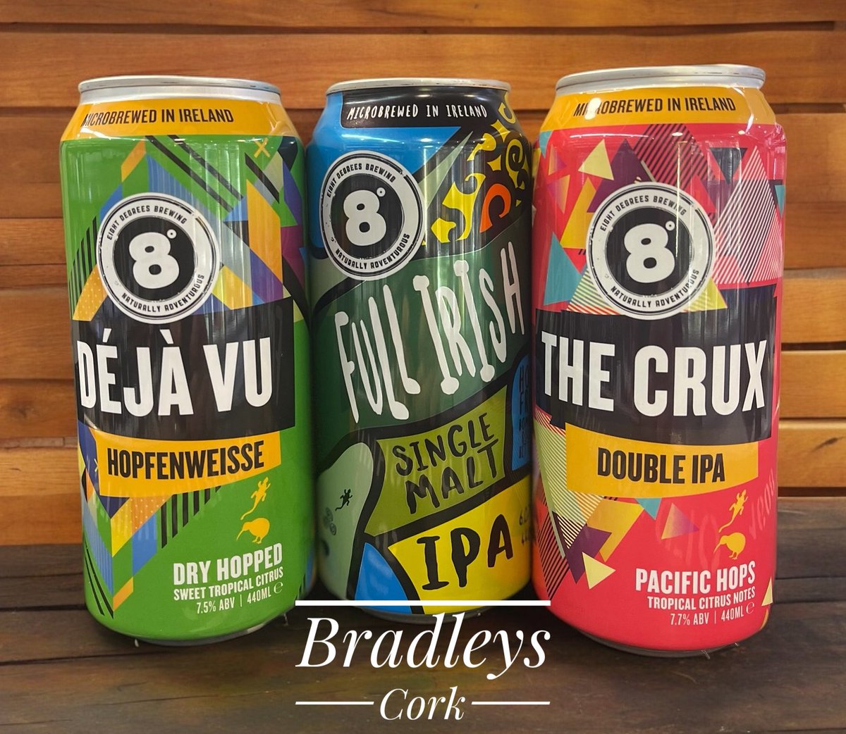 Great to have @8degreesbrewing back on the shelves and delighted to be first in the country with their new limited edition, The Crux Double IPA.