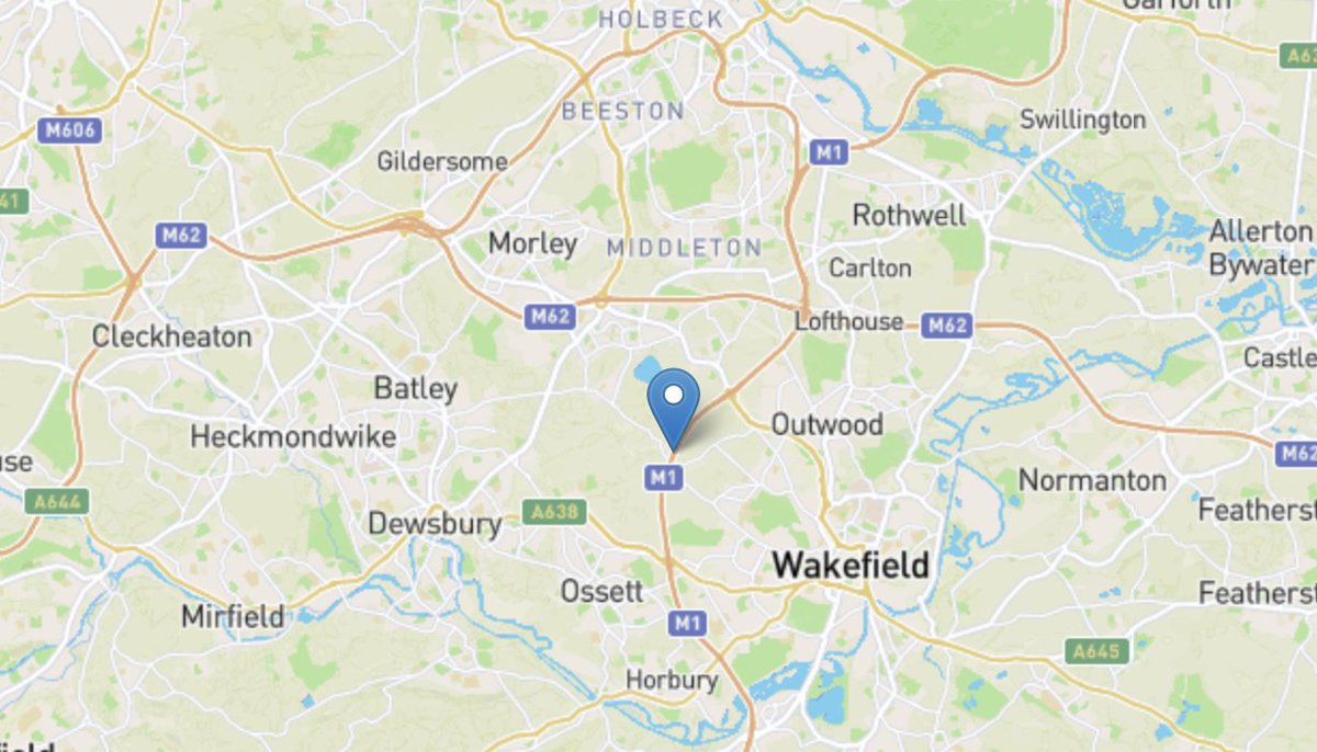 #M1 Northbound has two lanes CLOSED between J40 (Wakefield / Dewsbury) and J41 due to an accident damaging the road surface - Road not expected to fully re-open before 20:00 - Latest @ Roadca.ms/2079