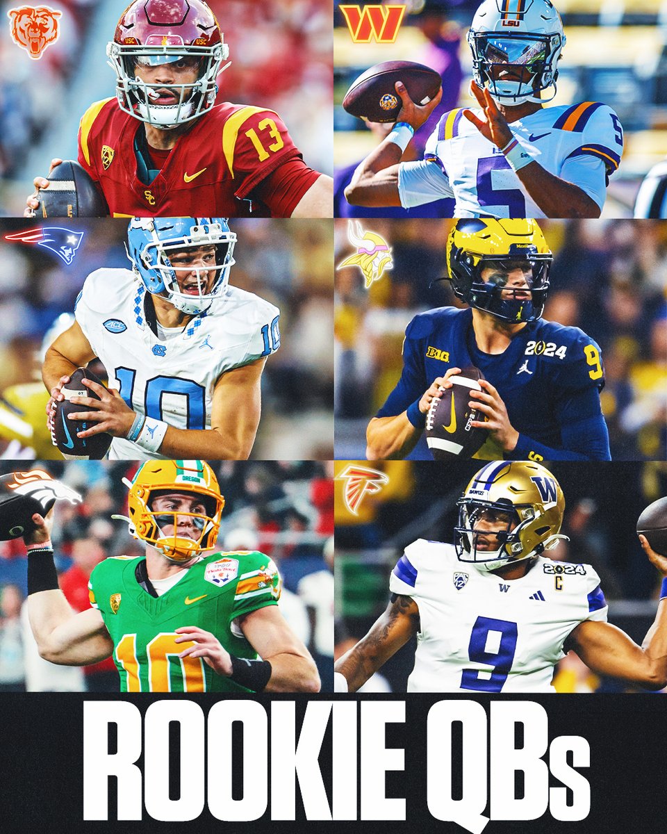 Which rookie QB are you most excited for? 🏈
