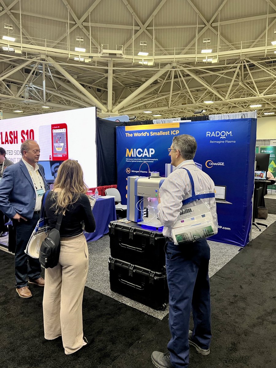 Radomcorp1's tweet image. 👋 It’s the LAST day to come say hi!

We’re at the Society of Tribologists and Lubrication Engineers Annual Meeting &amp;amp; Exhibition.

Visit us at booth No: 429 &amp;amp; ask your key questions! 💡

#spectrometer #STLE #STLEAnnualMeeting #STLE2024 #TribologyConference #LubricationEngineering
