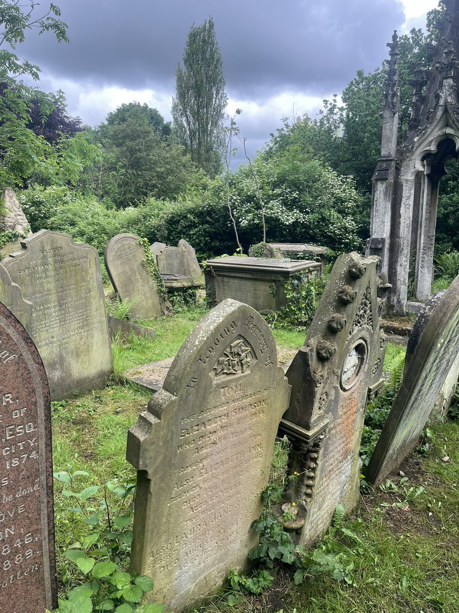As those storm clouds beckon - I'm grave hunting for the son of a baronet this afternoon. 

🪦 York Cemetery. York. UK.

#DeadSleuth #GraveyardSquirrel #StillSleuthing 🔍  <a href="/YorkCemetery/">York Cemetery, UK</a> <a href="/YorkCemFriends/">Friends of York Cem</a>