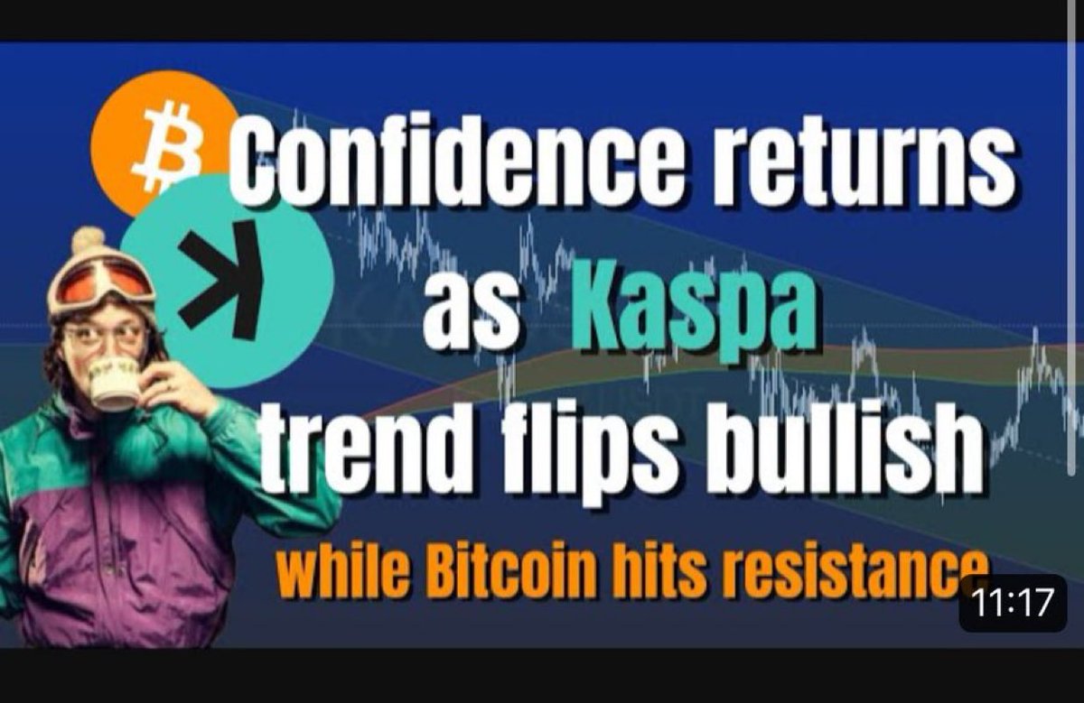 Cryptographu's tweet image. Confidence Returns on $KAS as #BTC  Faces Resistance
