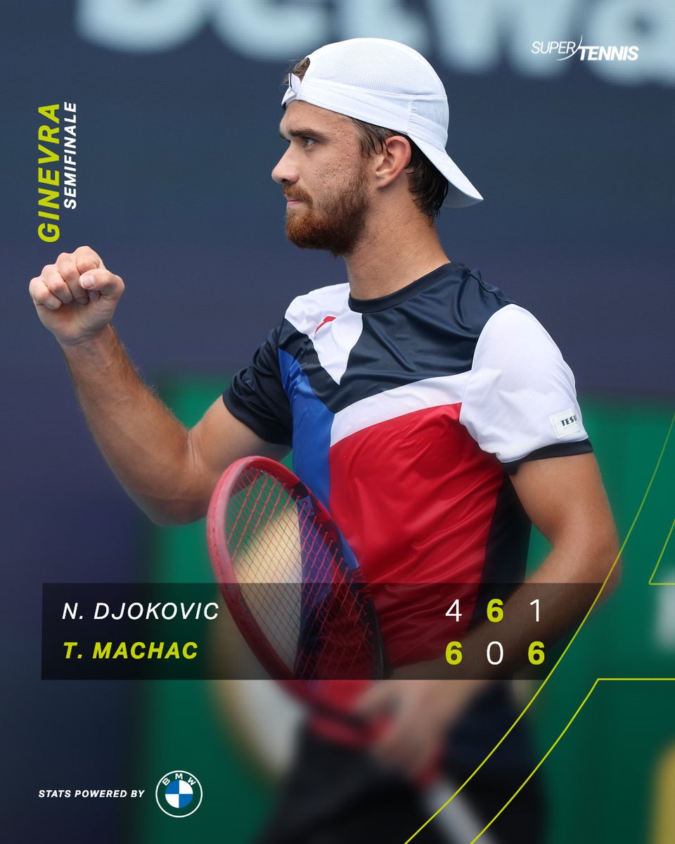 𝐓 𝐎 𝐌 𝐀 𝐒 🤯

Prima finale ATP in carriera e prima vittoria contro il n. 1 al mondo!

@BMWItalia