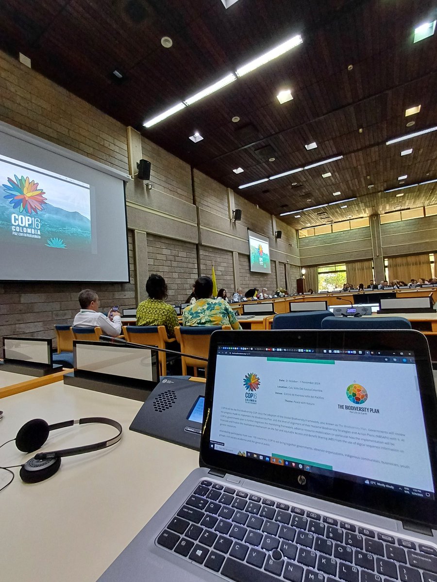DonnleyClive's tweet photo. At  #COP16 ,governments will be tasked
with the reviewing process of the Kunming Montreal global biodiversity framework and are expected to align with the national biodiversity strategies and action plans.
#makingpeacewithnature https://t.co/jwT8OjSLF6