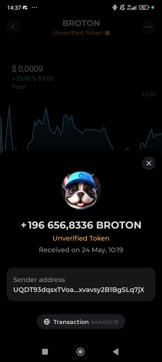 GQuinta2S's tweet photo. So, you still need a reason to come to the Millionaire Brokie Club - MBC ? 
How about exclusively airdrops⁉️ Is that a a good reason? 🤔
@BrokieInu @simda01 @babakrypto__
I just received 196.656,83 $BROTON it's around 28 TON = 172$ 
@andreppalha @stazsol @blakmamba80
So if you are out just join us in 
TG - https://t.co/WjksgfHGch
Website - https://t.co/5JktgTjaio