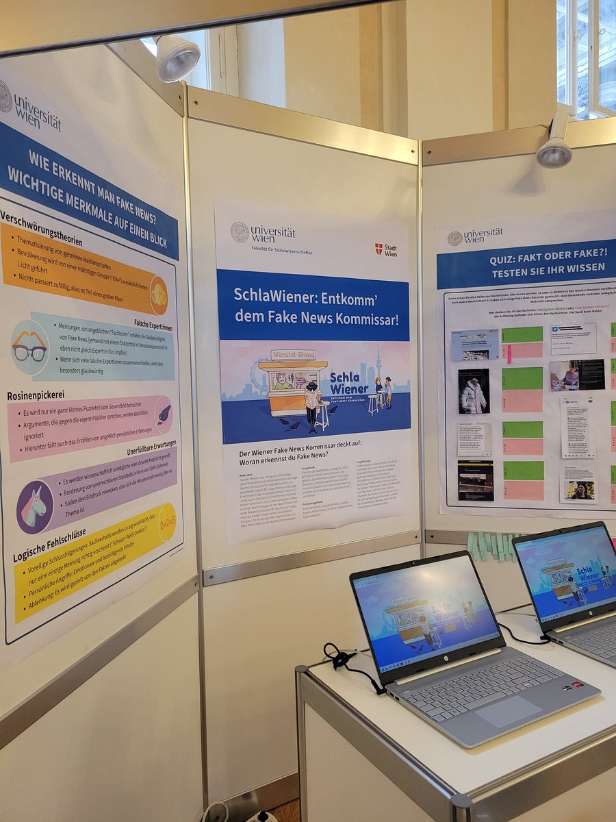 Fake News Kommissar goes Lange Nacht der Forschung! Swing by if you don't have plans tonight! You can find us at the Main University building, booth H06, until 11pm. It'll be fun! #LNF #combatingfakenews #sciencematters