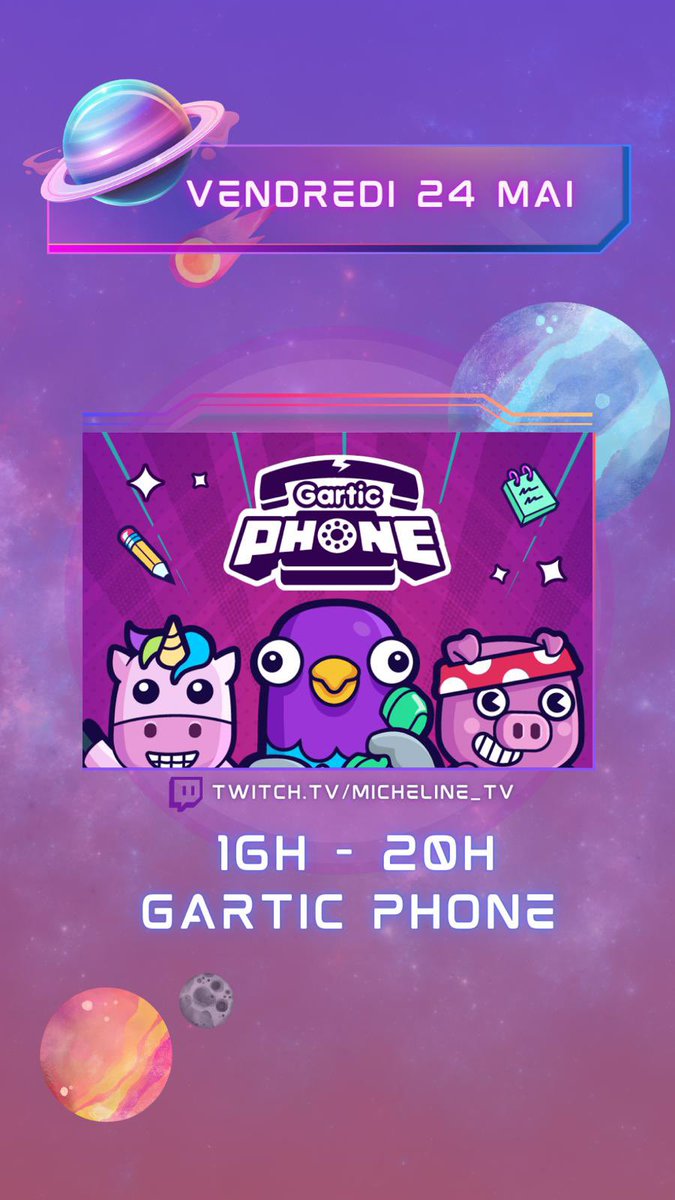 📢 DÉBUT DU STREAM 🔴

✅  twitch.tv/micheline_tv