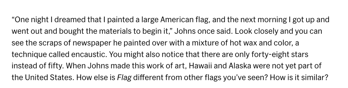In honor of #MemorialDay &amp; those that sacrificed their lives for our freedom, students in art classes created a quick collage flag based on Jasper Johns &amp; his flag art.  Each student used old book pages,paint sticks&amp; glue. <a href="/EFEAteaches/">EFEA</a> <a href="/EFWarriors/">Elizabeth Forward HS</a> #flag #freedom