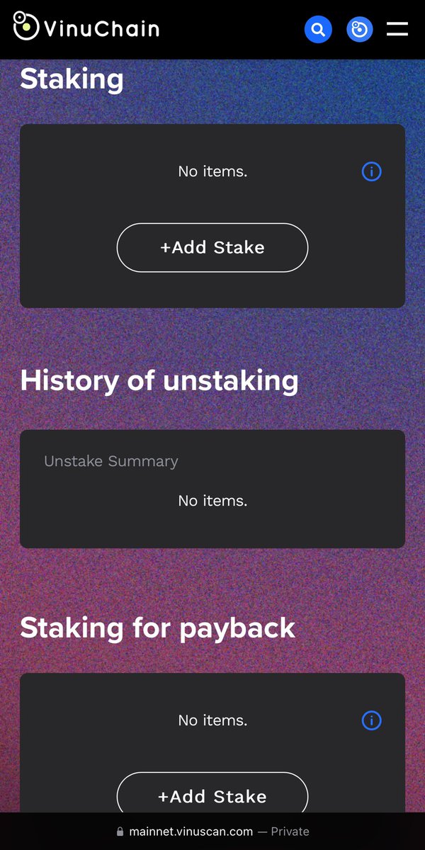 Dual staking on #VinuChain is now live!

You can stake for rewards by voting for a validator AND you can stake for #zerofee transactions! 

Locking for higher rewards as a voter is currently not possible on the frontend of VinuScan but will be available shortly on