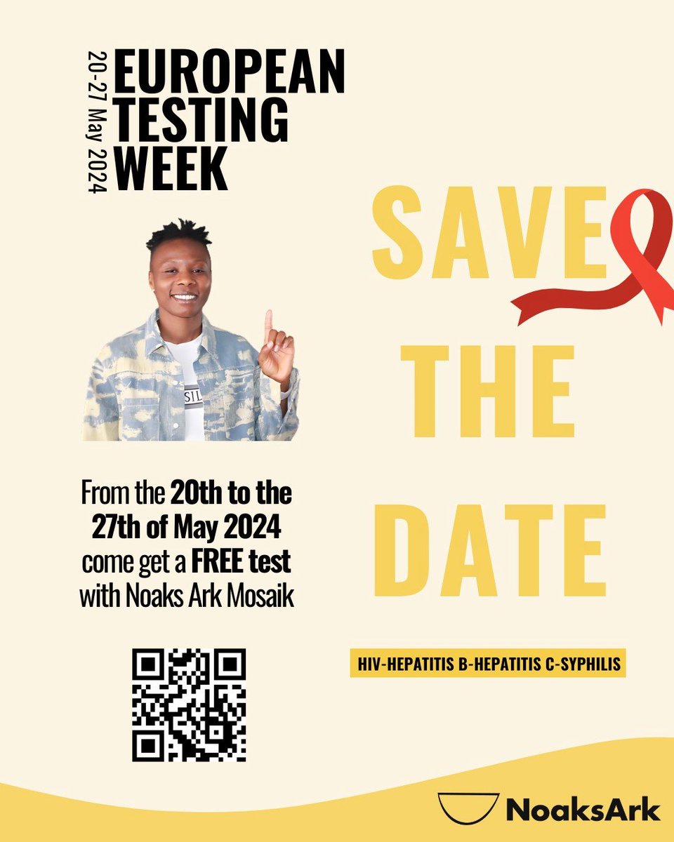Visit us @NoaksArkMosaik Monday to Friday. You can access the @COBATESTNetwork recommended integrated testing, starting during this year's European Testing Week ! We got you covered ✨
@aidsactioneurop @WHO_Europe @EuroTestWeek @MiHealth_Europe
