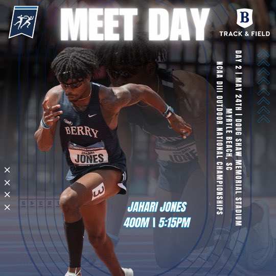 After advancing to Saturday’s finals in the 200m last night, the 2023 5th place finisher will look to do the same today in the 400m prelims. Let’s go Jahari! #WeAllRow