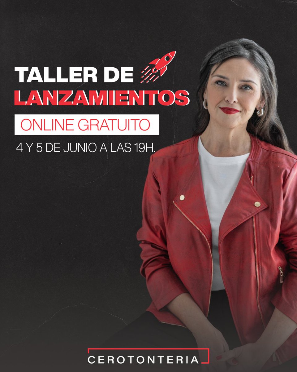 🚀 Uno de los métodos actuales más eficaces para vender en Internet son los #lanzamientos digitales y es que, cuando se realizan de forma correcta, te permiten llegar a público nuevo en poco tiempo.

¿Te gustaría aprender cómo? Te cuento aquí 👇 
cerotonteria.com/taller-lanzami…