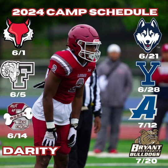 2024 camp schedule. @LoomisFootball @coachbanks9 @CoachHallenbeck @CoachPetrarca @CoachDShearer @CoachRenoYale @KASHDEFENSE @CoachCiocci