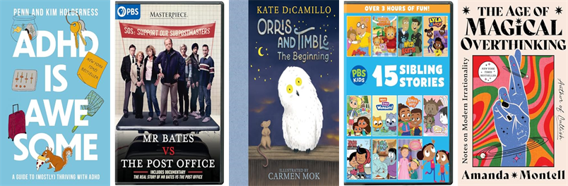 This week the Bigelow Free Public Library has 15 new books and two new movies. New items include ADHD is Awesome. wowbrary.org/nu.aspx?p=3561…