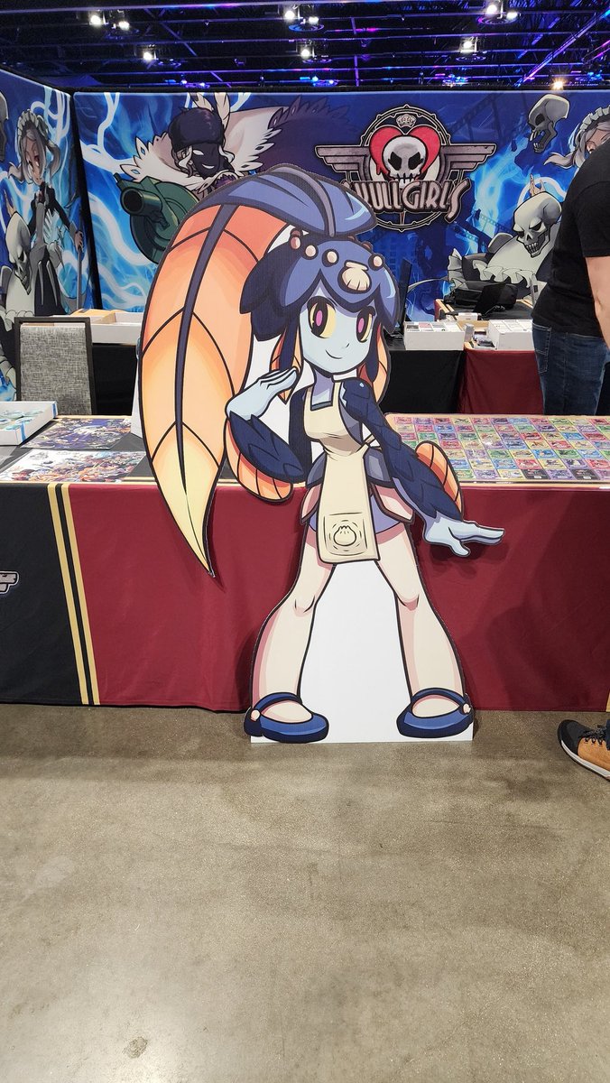 Please visit best girl at the Skullgirls booth.