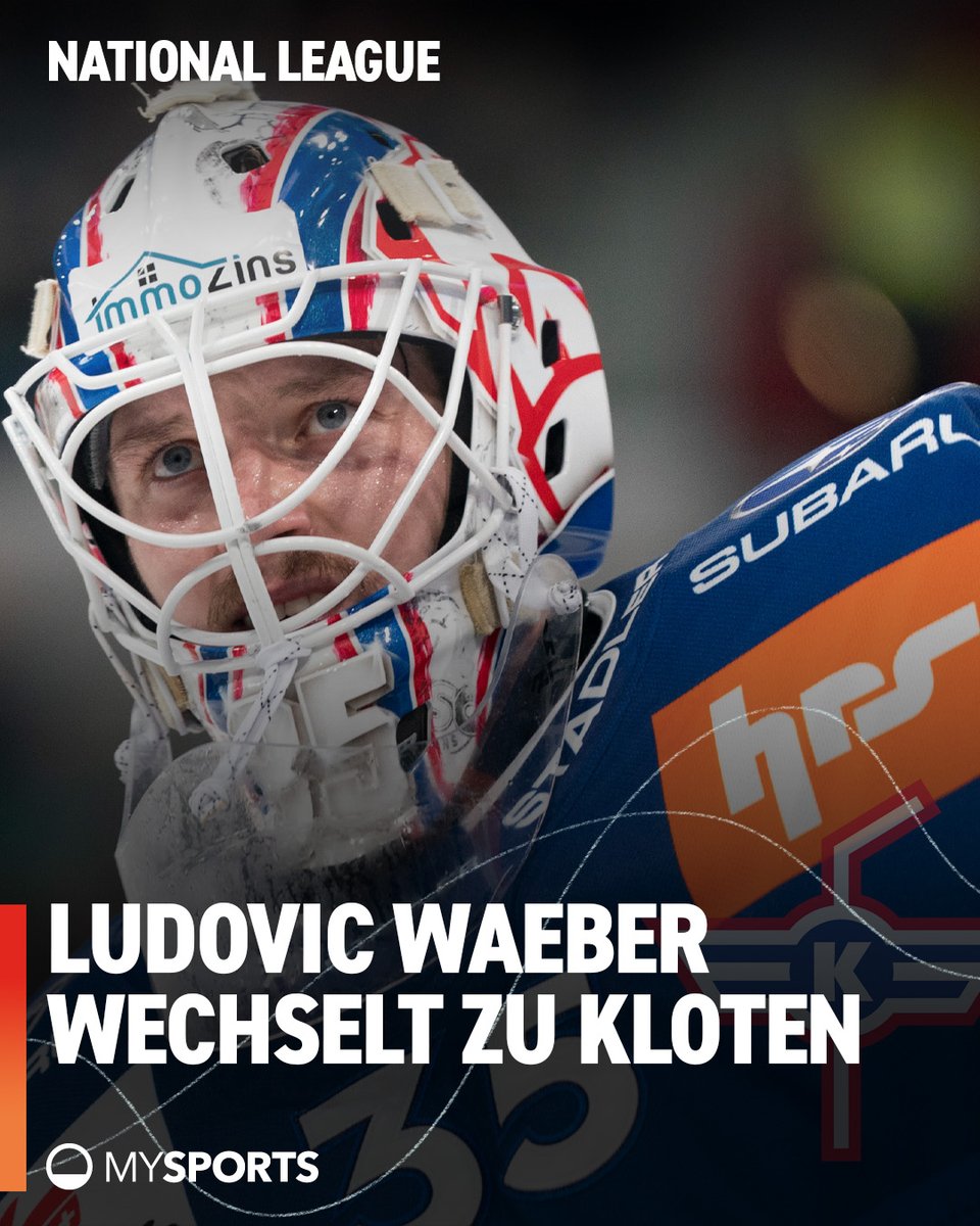 𝐓𝐑𝐀𝐍𝐒𝐅𝐄𝐑-𝐍𝐄𝐖𝐒: 
Ludovic Waeber kehrt von Nordamerika nach Zürich zurück, aber nicht zu den ZSC Lions, sondern zum Kantonsrivalen EHC Kloten. 🛫

Waeber unterschreibt bei Kloten einen Vertrag über zwei Saisons bis Ende 2025/26.

#NationalLeague | #IchbinFan