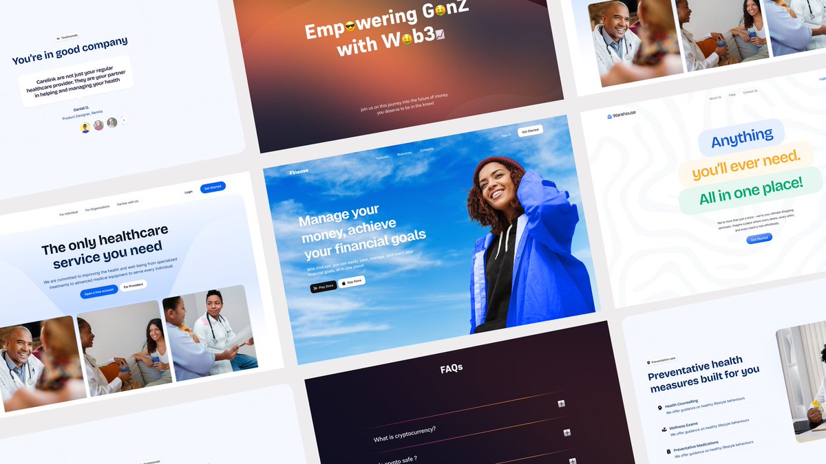 ✨NEW LANDING PAGE TEMPLATE✨

Use these landing page templates for your next design project 🫵

If you want free access to the file:
👍 Like this post 
✅ comment "FREE" below 

(Must be following so I can send you a DM)