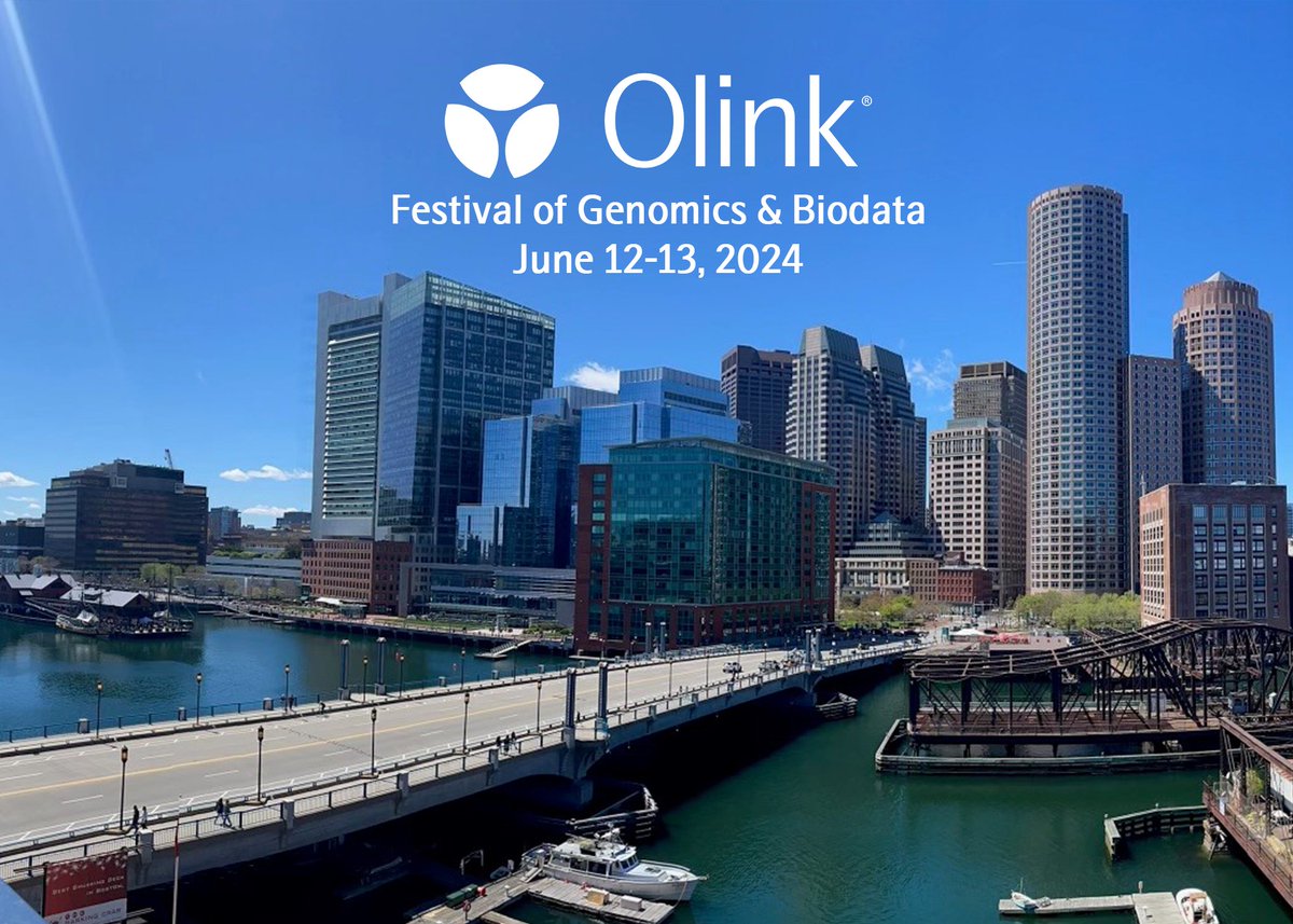 ✈️ London ➡️ Boston! 🏙️

Join Olink at the Festival of Genomics, the top life sciences event. Discover how our technologies advance biomarker research. 'Revealing the truth of human disease one person at a time.'

🗓️ June 12-13, 2024
📍 BCEC Boston

#FOG2024 #FOGBoston