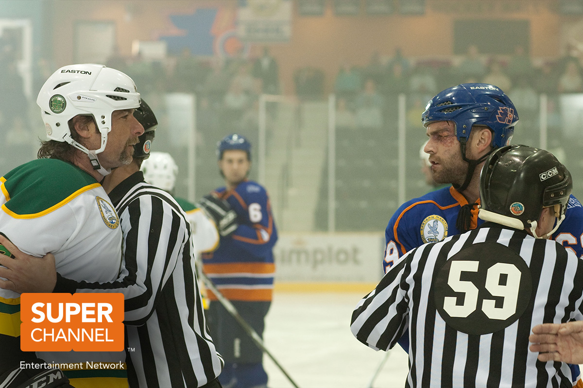 From goon to hockey player - Doug Glatt is ready to take on the ice and find love! But first, he needs to learn how to skate! Watch Goon anytime On Demand on Super Channel Vault!🏒💪 #JayBaruchel #KimCoates #EugeneLevy #LievSchreiber #SeannWilliamScott superchannel.ca/show/77599446/…